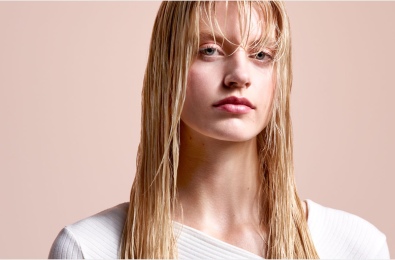 Укладка влажных волос